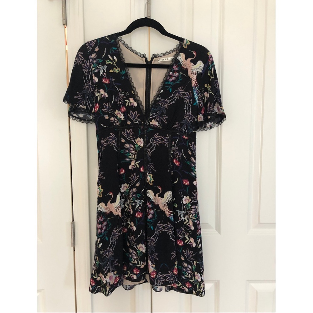 Alice and Olivia Floral Print Dress
